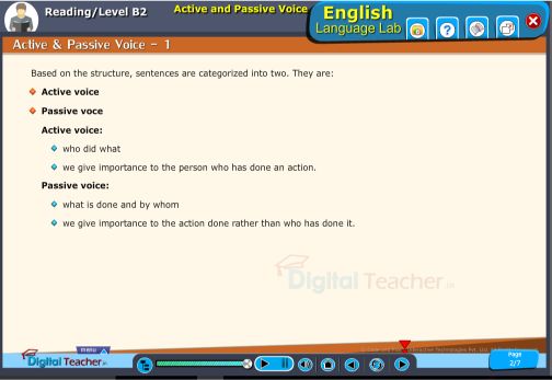Reading level b2 active and passive voice